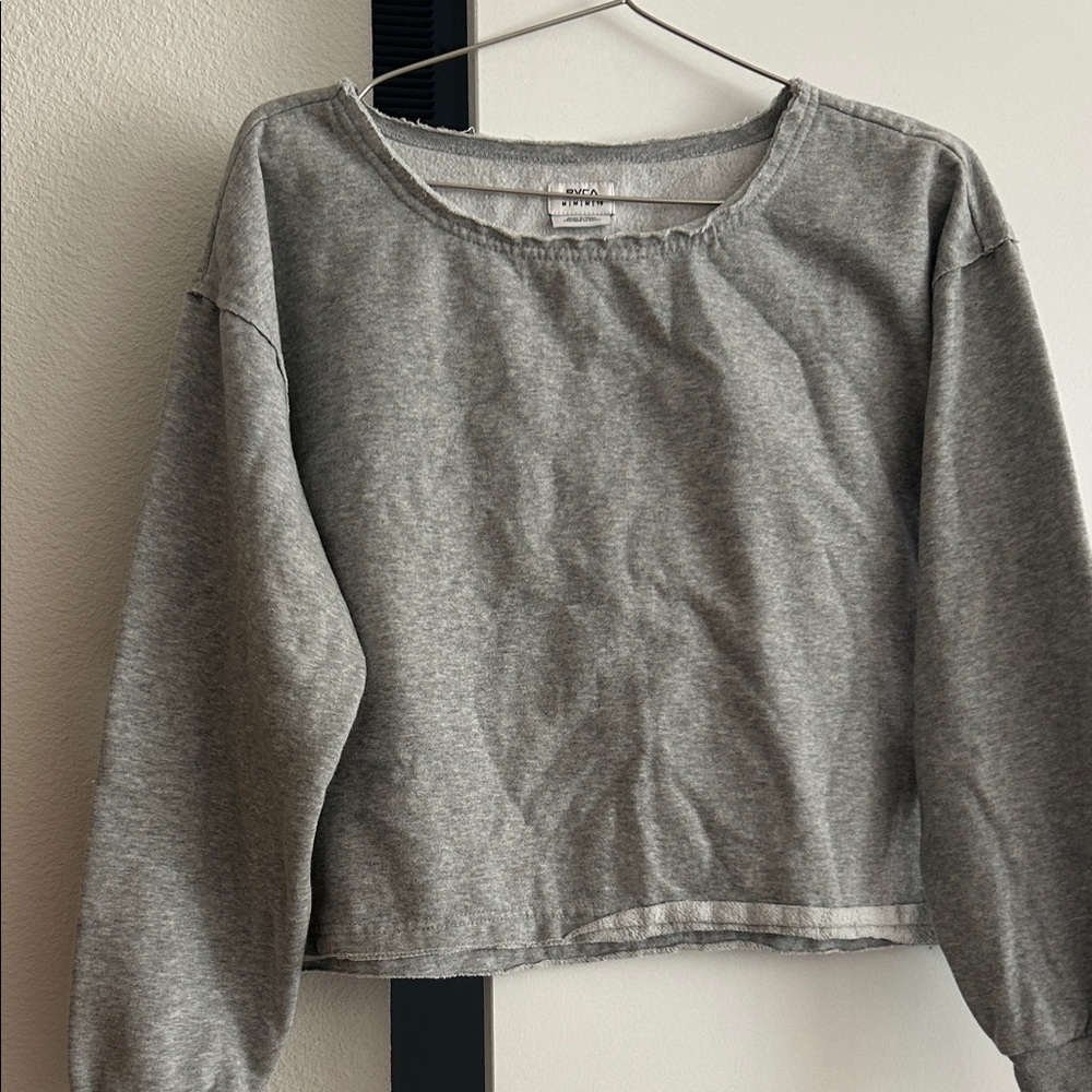 RVCA Gray Women's Sweatshirt
